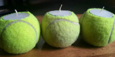 tennisbal kaars