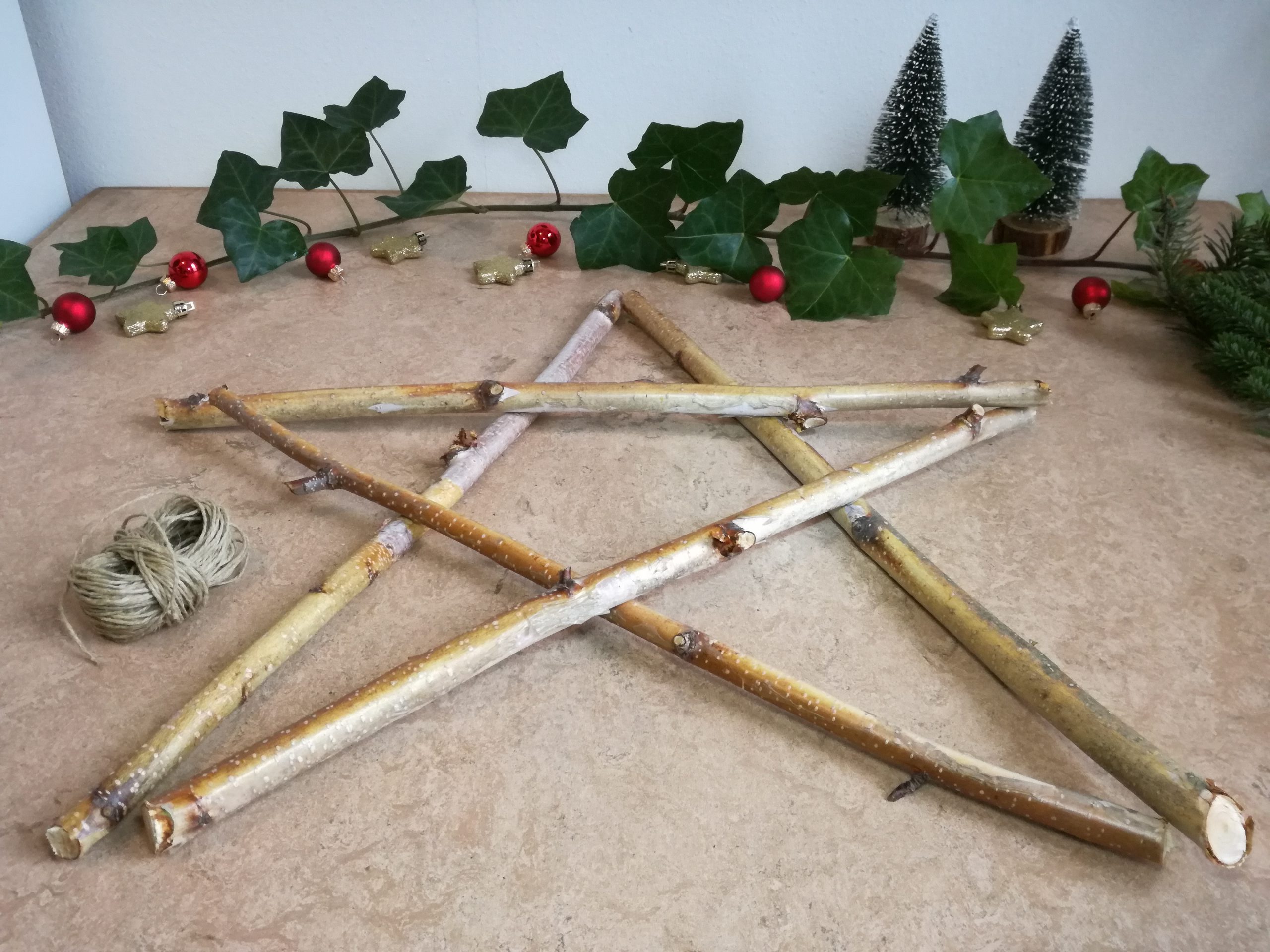 DIY kerstster stap 2