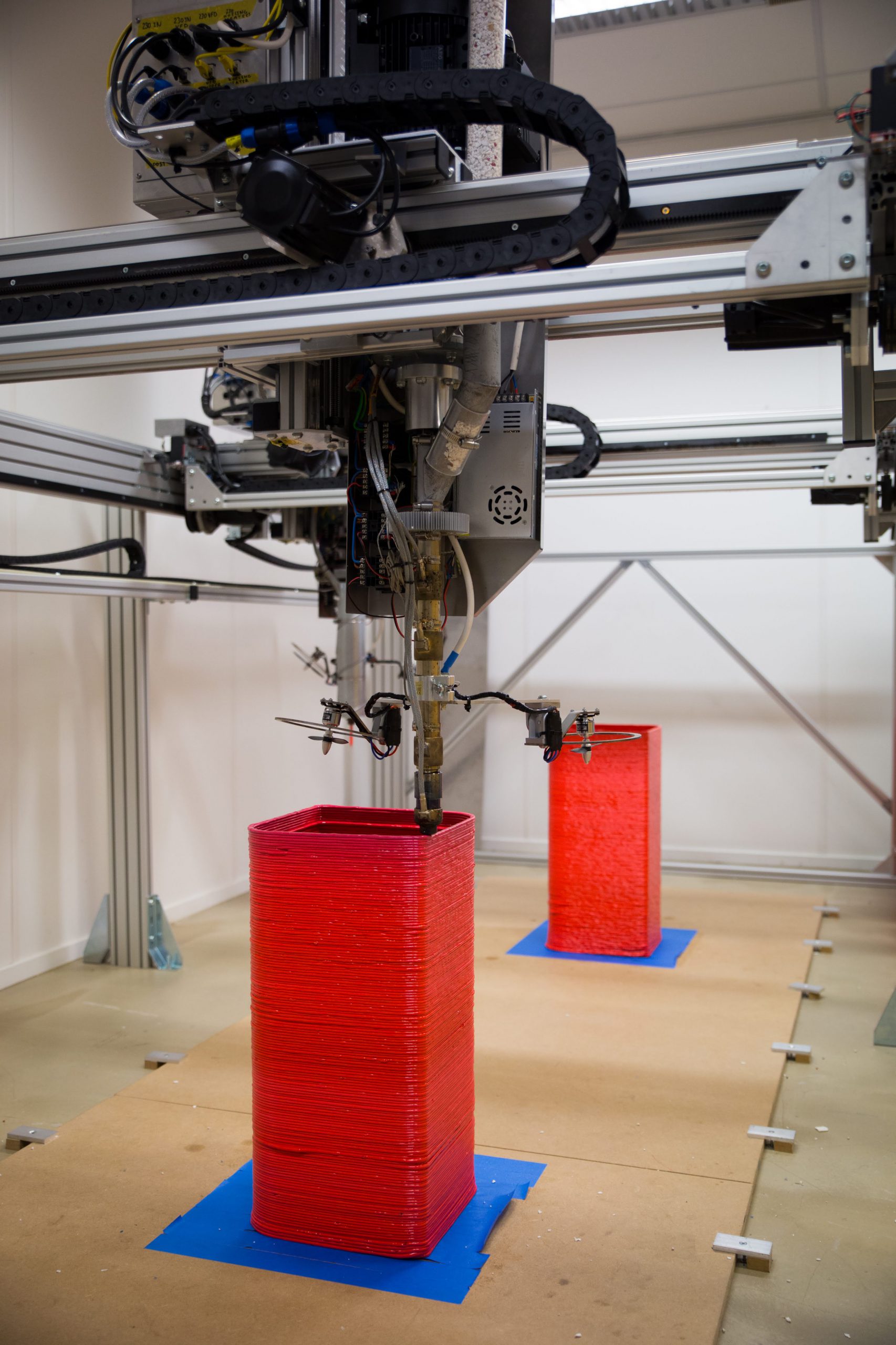 3d-printer print met gerecycled plastic van vanplestik